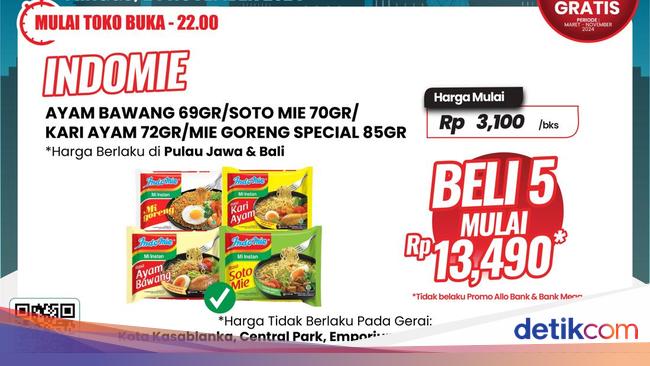 Penawaran Mie Instan di Transmart: Diskon Besar Sepanjang Hari!